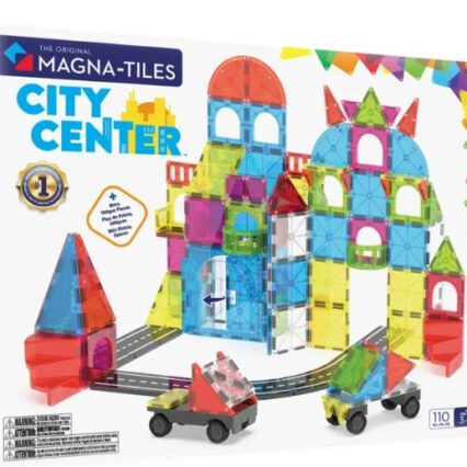 MAGNA-TILES City Center 110 Τεμάχια – Μαγνητικά Πλακίδια STEM για Πόλη
