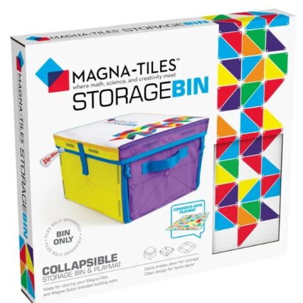 MAGNA-TILES Καλάθι Αποθήκευσης & Επιφάνεια Παιχνιδιού – Οργανωτής για Μαγνητικά Πλακίδια