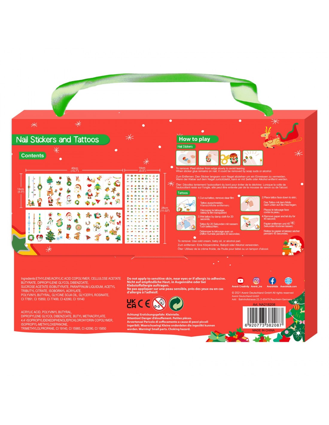 NAIL STICKER AND TATTOOS - CHRISTMAS - Image 4