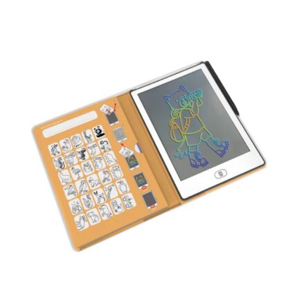 KIDYWOLF: Tablet ζωγραφικής με οθόνη LCD (30 κάρτες)- Animals