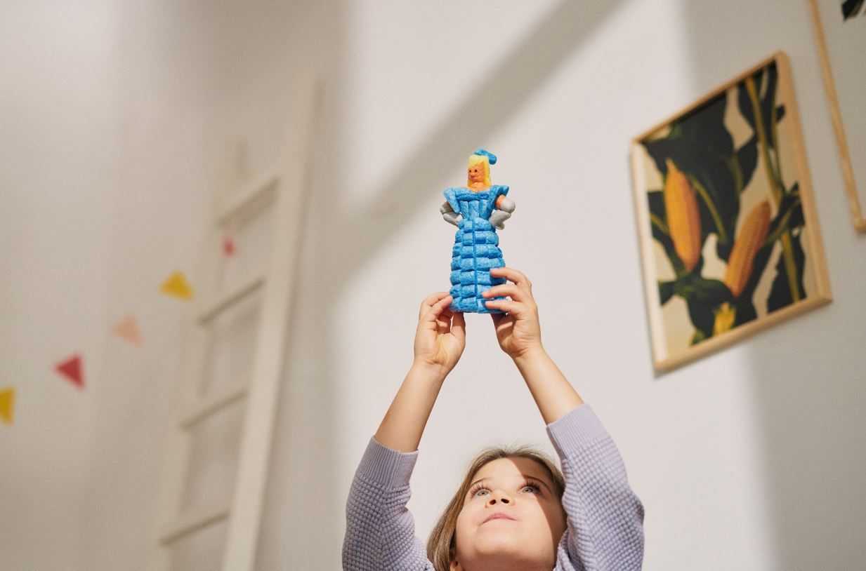 Mini Κατασκευή με σφουγγαράκια από άμυλο καλαμποκιού - Πριγκίπισσα - Image 3