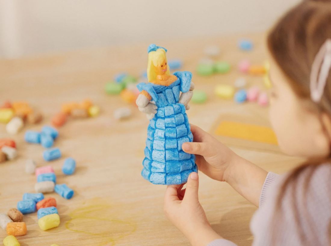 Mini Κατασκευή με σφουγγαράκια από άμυλο καλαμποκιού - Πριγκίπισσα - Image 4