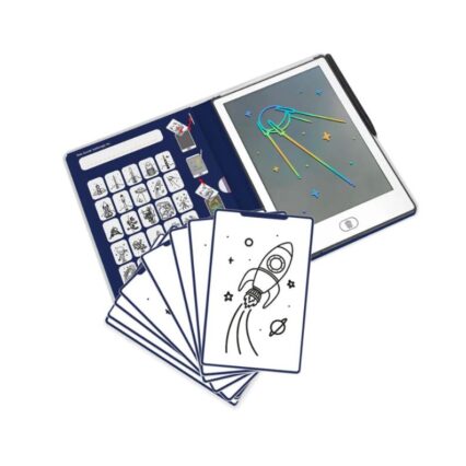 KIDYWOLF: Tablet ζωγραφικής με οθόνη LCD (30 κάρτες)- Galaxy