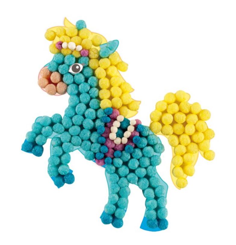 Κατασκευές με κάρτες και σφουγγαράκια 6τεμ. Dreamy Pony - Image 3