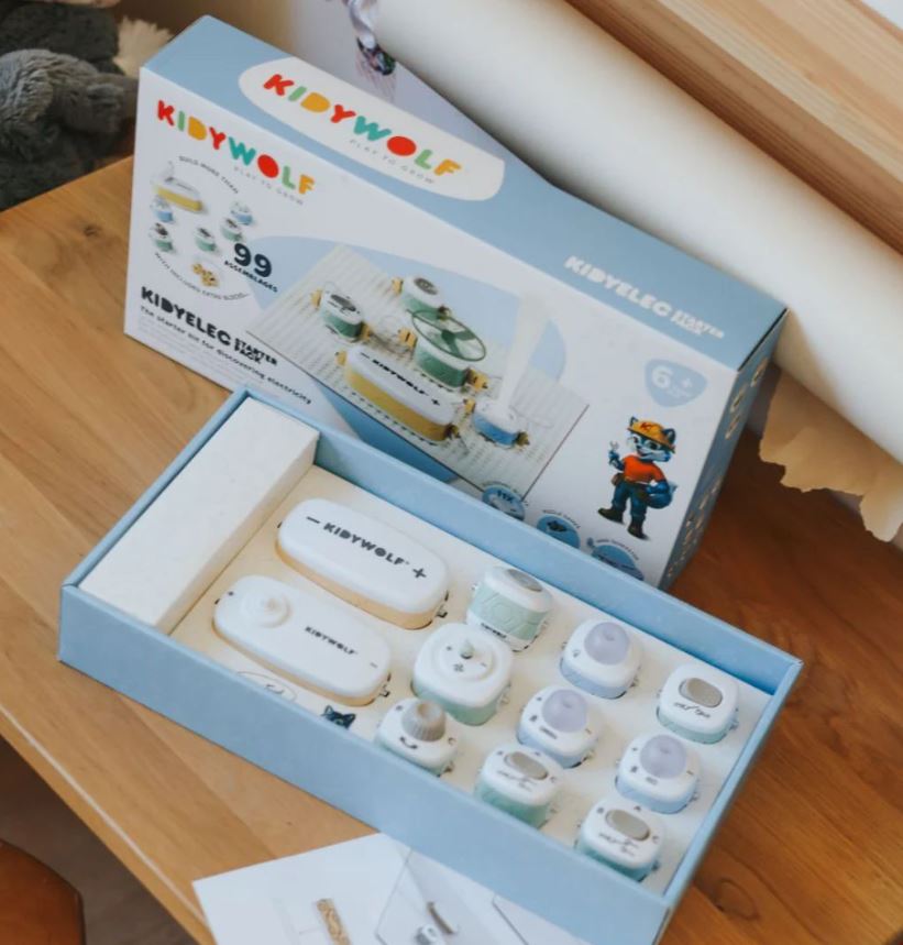 KIDYWOLF: Εκπαιδευτικό κιτ ηλεκτρικών κυκλωμάτων για παιδιά 6+ ετών