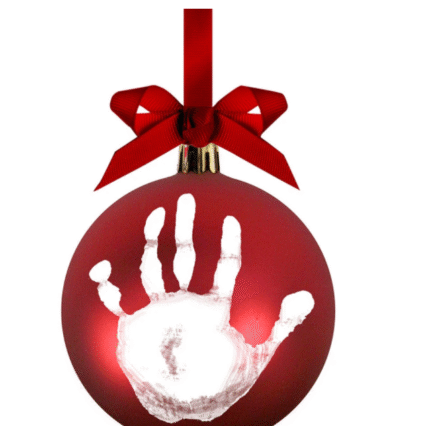 Στολίδι με αποτύπωμα του μωρού σας και το όνομά του