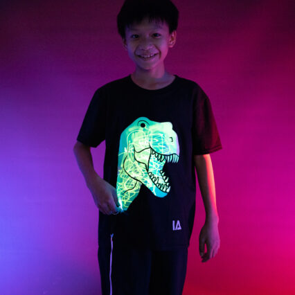 Dinosaur T-shirt glow in the dark