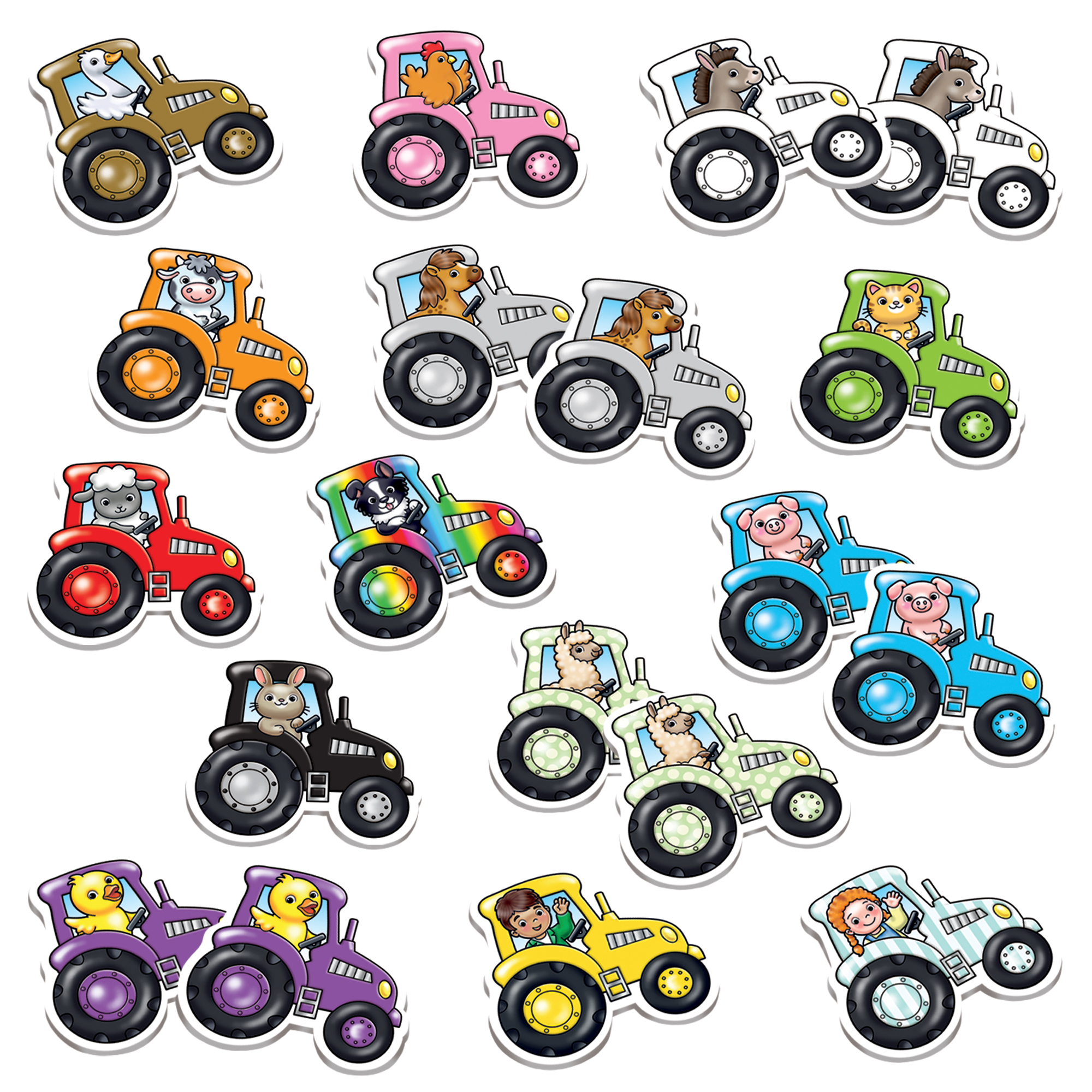 Εκπαιδευτικό Παιχνίδι Μνήμης & Αντιστοίχισης "Τρακτέρ Τρακτέρ" για Παιδιά 2-5 ετών - Image 3