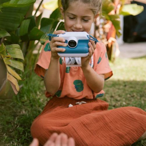 Φωτογραφική μηχανή με θερμική εκτύπωση - Μπλε Instant Camera - Image 4