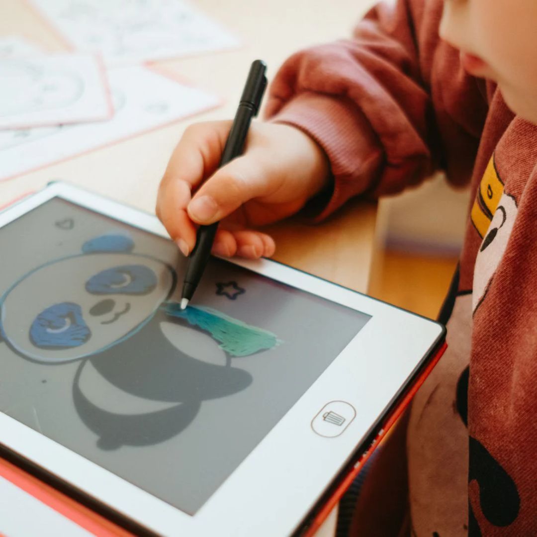 Tablet ζωγραφικής με οθόνη LCD (30 κάρτες)- Kawai - Image 2