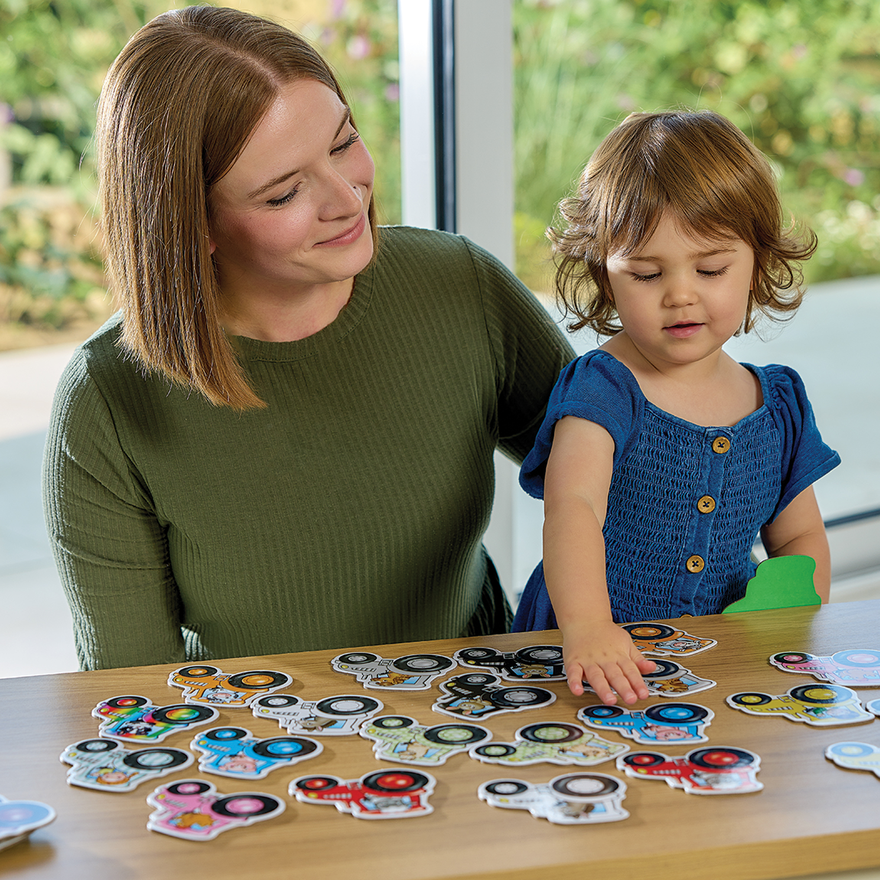 Εκπαιδευτικό Παιχνίδι Μνήμης & Αντιστοίχισης "Τρακτέρ Τρακτέρ" για Παιδιά 2-5 ετών - Image 4