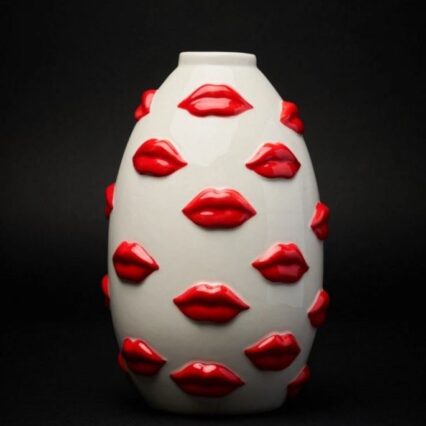 Mouth Collection | Βάζο Κόκκινο 22 cm