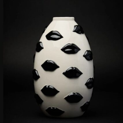 Mouth Collection | Βάζο Μαύρο