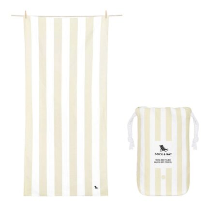 Πετσέτα θαλάσσης Quickdry - Bora Bora Beige 160x90cm