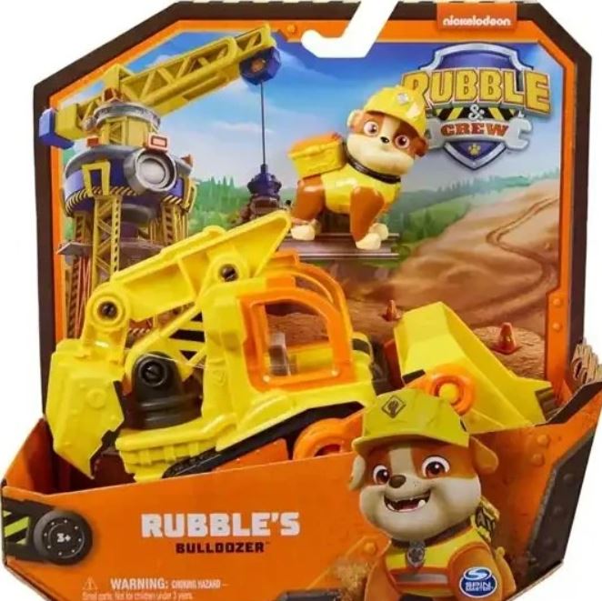 Spin Master Paw Patrol Rubble & Crew Rubble's Bulldozer