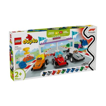 LEGO® DUPLO® Town: F1® Team Race Cars & Drivers