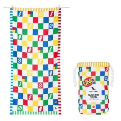 Πετσέτα θαλάσσης Quickdry UNO - Wild Card Microfiber (Μικροϊνες) L (160x90εκ.)