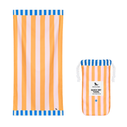 Πετσέτα θαλάσσης Quickdry - Mellow Yellow (Μικροϊνες) XL (200x90εκ.)