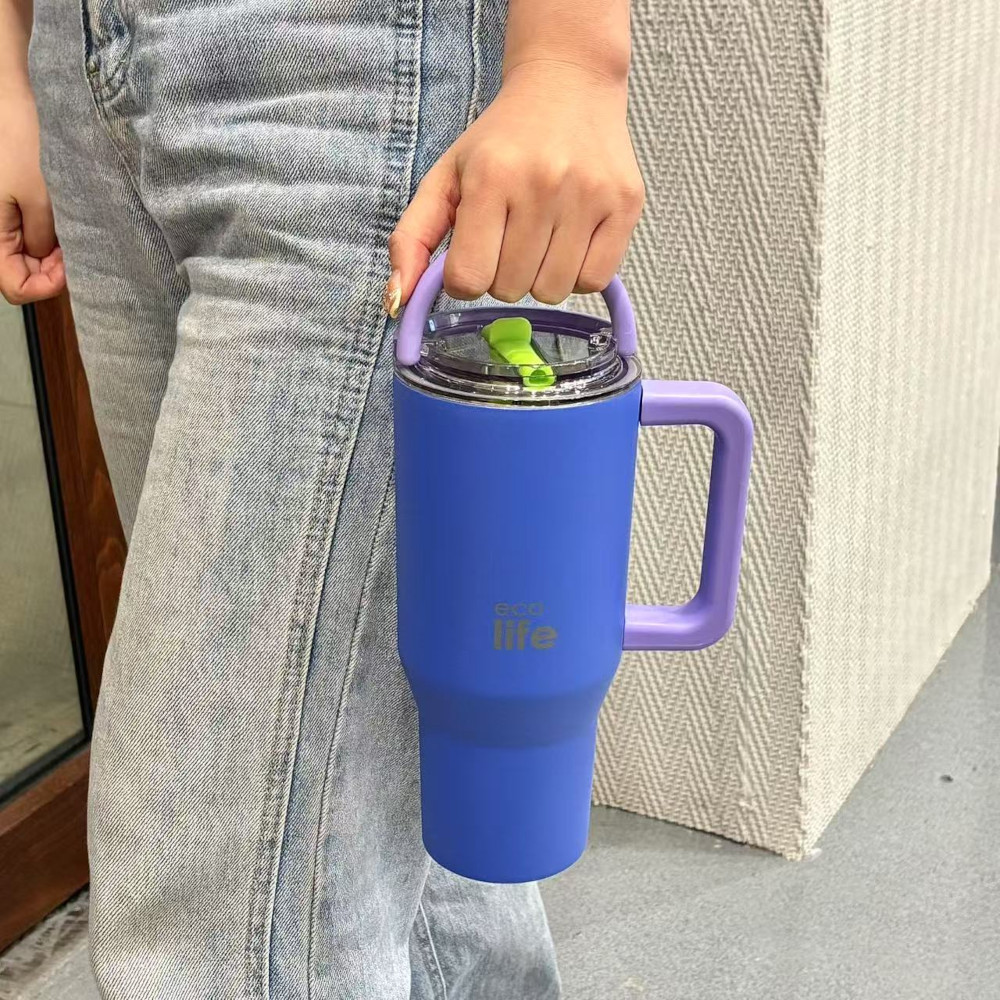 Blue Purple 900ml (2Handles Lid) - Image 4