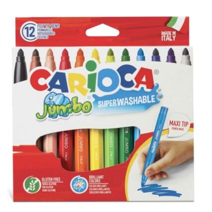 ΜΑΡΚΑΔΟΡΟΙ CARIOCA ΣΕΤ JUMBO 12 χρωμ.