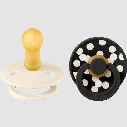 STUDIO COLLECTION ΣΕΤ ΠΙΠΙΛΕΣ 2ΤΜΧ – POLKA DOT BLACK/IVORY – ΣΤΡΟΓΓΥΛΗ No2