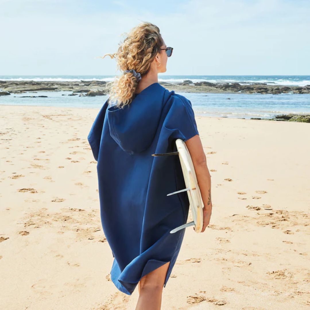 Πόντσο ενηλίκων Quickdry - Yosemite Navy Microfiber (Μικροϊνες) - Image 3