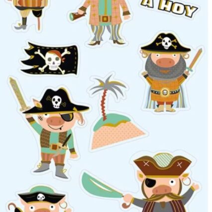 ΑΥΤΟΚΟΛΛΗΤΑ METALIC PIRATE
