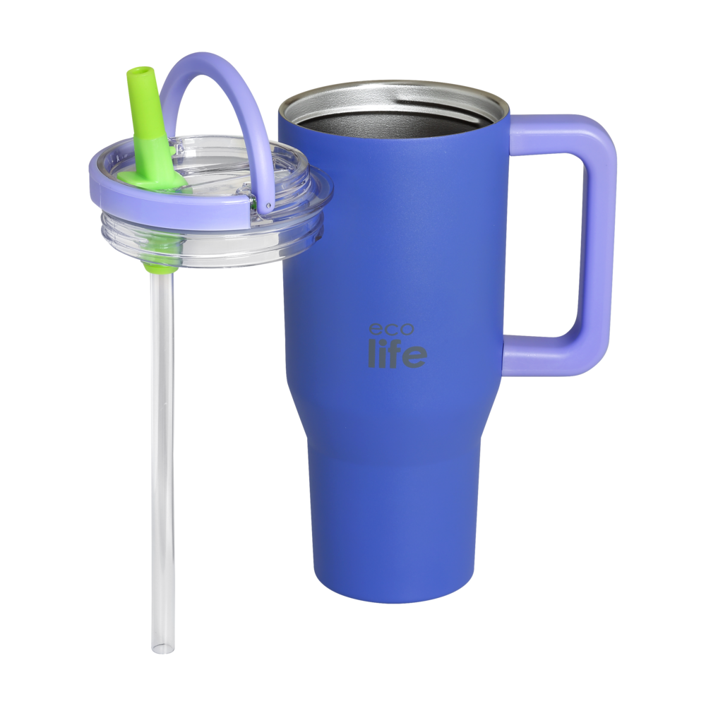 Blue Purple 900ml (2Handles Lid) - Image 3