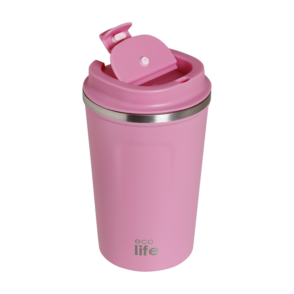 Rose Pink Coffee Thermos 370ml - Image 3