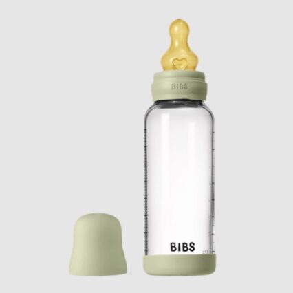 Bibs Μπιμπερό Γυάλινο Latex 225ml - sage