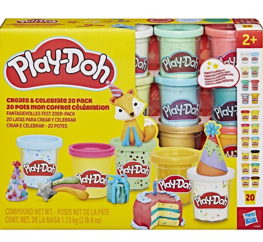 Playdoh Create & Celebrate 20 Pack (G2467)