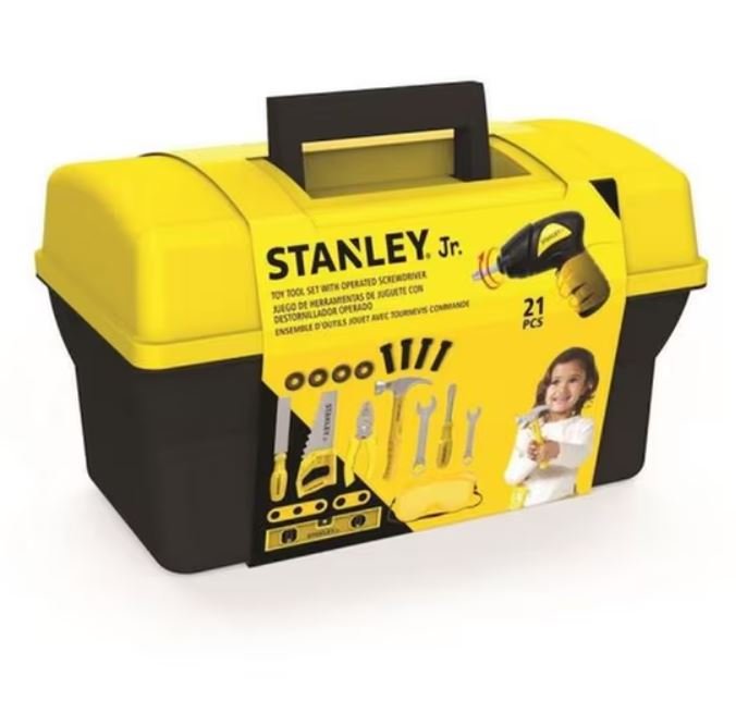 Παιδικό Σετ Εργαλειοθήκη με Τρυπάνι Stanley Jr.